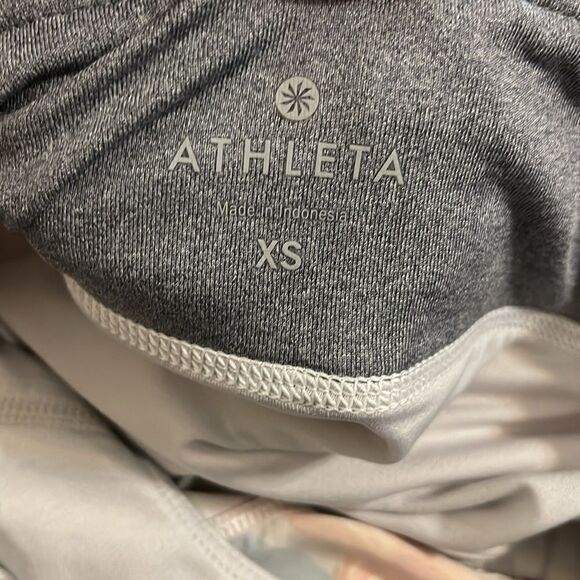 Athleta Shorts White Floral Ready Set Running XS - Picture 7 of 7